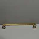 JQK Bath Towel Bar Brushed Gold, 18 Inch 304 Stainless Steel Thicken 0.8mm Towel Rack Bathroom, Towel Holder Wall Mount, Total Length 20.47 Inch TB110L18-BG