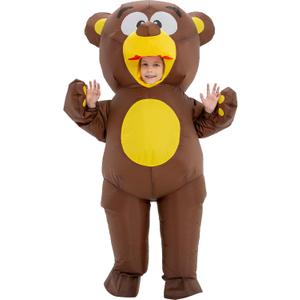 One Casa Inflatable Costumes for Kids,Blow Up Bear Suit,Full Body Halloween Costumes for Boys Girls (10-12YRS)
