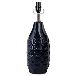 25'' Table Lamp Navy Blue Table Lamps Modern Ceramic Lamps for Night Stand - Dimmable Bedside Lamps for Nightstand, Bedroom Lamp for Living Room Desk End Table Office Guest Room