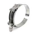 HPS Performance 316 Marine Stainless Steel T-Bolt Hose Clamp Size # 164, fit 5.75" ID Hose, Range: 6" - 6.31" (316-SSTC-153-161)