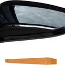 Left Driver Side Mirror Cover Cap Glossy Black, Compatible with Toyota RAV4 2013-2018 XLE/SE/LTD, RAV4 HV 2016, 4RUNNER 2013-2023 (Only for Models Without Side Camera)