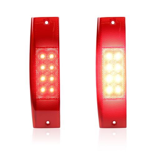 LUKFMOSTOR 2Pcs ATV Red LED Tail Lights for Polaris Ranger 570 Brake Taillights Tail Lamp for 2411450 Ranger 400 500 570 800 EFI MIDSIZE
