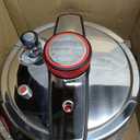 Stainless Steel Pressure Cooker 4 quart Commercial Stove Top Pressure Cooker for canning, One-Hand Locking, Compatible with Gas & Induction, Fast Cooking for small Meals, Dishwasher Safe, mini
