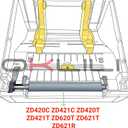 Transfer Platen Roller Kit Compatible with Zebra ZD420 ZD421 ZD620 ZD621 ZD220 ZD230 ZD888 Thermal Lable Barcode Printer (ZD420C ZD421C ZD420T ZD421T ZD620T ZD621T ZD621R ZD220T ZD230T ZD888T)