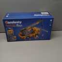 Large Crane Truck Toy with Extendable Crane Arm, Lights & Siren Sounds, Assemble & DIY Truck Engineering Vehicle Toy for Boys Girls Christmas Birthday Gifts Kids Toys for 3 4 5 6 7 8 Years Old