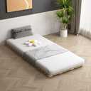 Breathable Moisture-Proof Bed Plate, Guest Tatami Mat,Wood Roll-Type Slatted Bed Japanese Floor Futon Mattress, Floor Sleep Bedding (Twin)