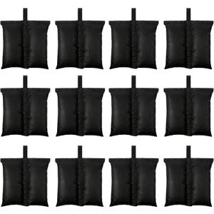 Sratte 12 Sand Bags for Weight Tent Weight Bags Canopy Weights Sand Bags Waterproof Canopy Tent Sandbags for Pop up Canopy Tent Legs Patio Gazebo Umbrella Base Pool Ladder Outdoor