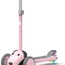 MOUNTALK Kids Scooter for Ages 1-12 Years, 3 Wheels Toddler Scooter for Children Age 1-3/3-5/5-8/8-12 Boys and Girls with Adjustable Heights and LED Wheels