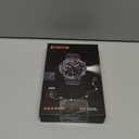 EIGIIS Military Smart Watch for Men Tactical Rugged with Bluetooth Call Flashlight 1.45'' Big Screen Fitness Tracker Heart Rate Sleep Monitor Waterproof Sports Smartwatch iPhone Android Black