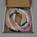 obeoby 8Pcs Girls Headbands, Knotted Headbands for Teen Girls Summer Outdoor Outfit Light Multicolor Series Easter Basket Stuffers Hair Accessories Trendy Stuff