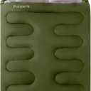 Double Sleeping Bags for Adults Camping with 2 Pillows Queen Size