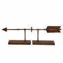HD Designs Iron Arrow Bookends, 2 pc