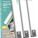 Under Cabinet Lighting, Equipped with Motion Sensor, Rechargeable Battery Operated3-Level Adjustable Brightness, 3 Pack Magnetic Under Counter Lights for Kitchen, Closet, Pantry, 7.8"