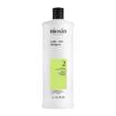 Nioxin System 2 Scalp + Hair Thickening Shampoo for Natural Hair with Progressed Thinning | Cleanse & Boost Hair Density with Niacinamide & Biotin (33.8 Fl Oz (Pack of 1))