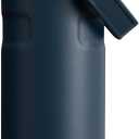 Stanley IceFlow Fast Flow Water Bottle | Angled Spout Lid | Lightweight & Leakproof for Travel & Sports | Insulated Stainless Steel | BPA-Free (24 Ounces, Navy)