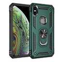 Korecase for iPhone X/XS Case 5.8" | Heavy Duty Military Grade Shockproof Armor Cover with 360° Ring Kickstand, Protective Phone Case for iPhone 10/X/XS Jade Green