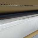 LEVOLOR Basics 2 Faux Wood Horizontal Blinds for Indoor Windows, 35 W x 72 H, Cordless Light Filtering Window Shade, White