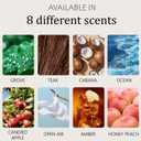 Car Air Freshener - Stone Air Freshener - Car Odor Eliminator - Long Lasting Scent - Car Scent - VISOR CLIP INCLUDED (Honey Peach)