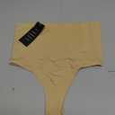 Womens Thong Shapewear Mid to High Waisted Shaper Thong WN0017 (Medium)