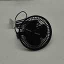 Holmes 6” Personal Table Fan – 2 Speeds, Compact, 15° Head Tilt, Wide-Angle Oscillation, Black