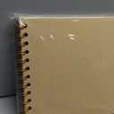 Potricher 7 x 7 Inch DIY Scrapbook Album 40 Pages Hardcover Kraft Paper Scrap Book Photo Albums Memory Book for Wedding and Anniversary Family (Yellow, 7 Inch)