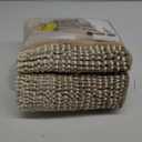 BSICPRO Luxury Bath Mat - 22"x60" Non-Slip Chenille Chenille Water Absorbent Machine Washable (Light Taupe and Cream) (60" x 22")