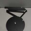 Toilet Paper Holder Stand, Bathroom Toilet Paper Roll Holder Stand with Reserve, Standing Toilet Paper Holder with Storage (Black)