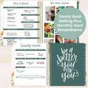 2 x bloom daily planners 2026 Hardcover Calendar Year Goal & Vision Planner (January to December) - Monthly & Weekly Agenda Organizer - 7.5" x 9" - Beige Bouquet