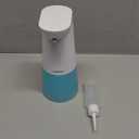 LAOPAO Automatic Hands Free Foaming Soap Dispenser, 240ml Countertop Touchless Soap Pump for Bathroom Kitchen Xmas Gift (White)