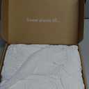 GOKOTTA Fitted Sheet King Only,100% Rayon Derived from Bamboo Fitted Sheet,Ultra Soft,Cooling and Breathable Bottom Sheet with 4 Elastic Corner Straps,No Slip,No Pilling,16" Deep Pocket-Bright White