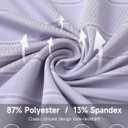 Rouen Polo Shirts for Men Dry Fit Performance Heather Stripe Golf Polo Moisture Wicking Lightweight Breathable Golf Shirts (Medium)