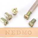 Yoption 27 Pieces Leathercarft Stamping Tool Set, 26 Letters Alphabet Stamps Steel Punch Tool 6mm+1 Stamping Handle for Leather Craft