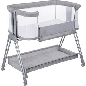 Lionelo Luna Portable Cot with a Mattress, Travel Bed