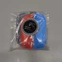 4 Pack of Rubber Grips for Nintendo Switch Joy-Con Controllers (Dark Grey/Blue & Red)