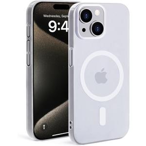 for iPhone15 Case,Military Grade Drop Protection, Compatible with MagSafe, Anti-Fingerprint, Slim and Light, Anti Yellow Matte Case for iPhone15, White for iPhone15 Case,Military Grade Drop Protection, Compatible with MagSafe, Anti-Fingerprint, Slim and Light, Anti Yellow Matte Case for iPhone15, White