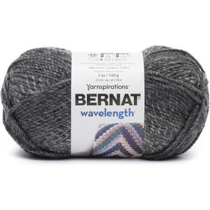 3 x BERNAT Wavelength, Snowflake Obsidian, 140g