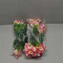 Yastouay Artificial Flowers for Outdoors, 14 Bundles Fake Outdoor Flowers, UV Resistant Artificial Plants & Flowers for Decoration, Pink Realistic Morning Glory for Outdoor Porch Garden Decoration