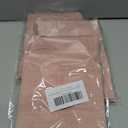 3 x Fall Thanksgiving Rustic Cloth Napkins 16.5x16.5 Inches Handmade Cotton Linen Napkins with Fringe Boho Washable Dinner Napkins in Bulk for Wedding Party Table Decor Set of 4 Dusty Rose