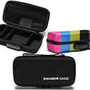 BOMBER CASE - Elite Series - Odor-Proof Lock Box with Customizable Interior - Durable, Flexible, and Secure - 9.5" x 4" x 3.5" - Black
