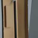 Decopolitan 5/8" Cap Curtain Rod Set, 28 to 48 Inches, Black