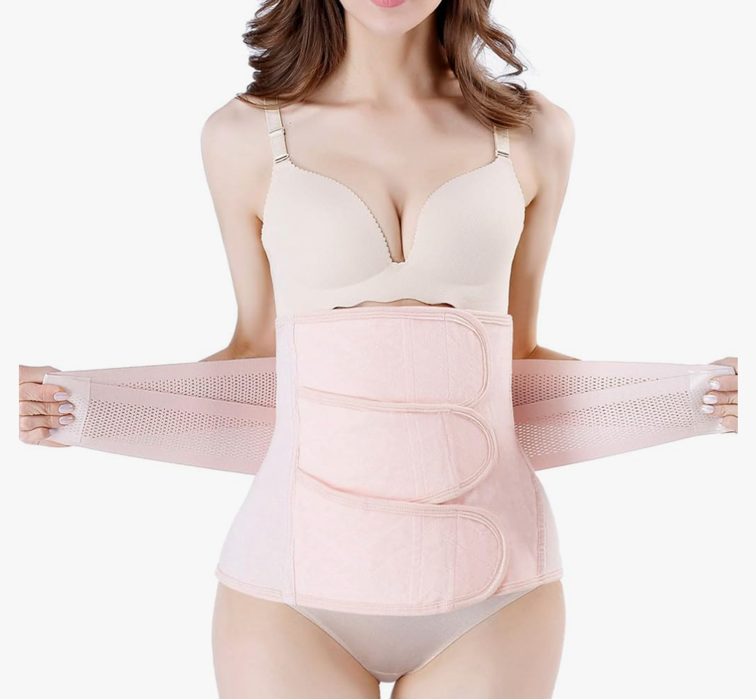 Postpartum Girdle C-Section Recovery Belt Back Support Belly Wrap Belly Band Shapewear L