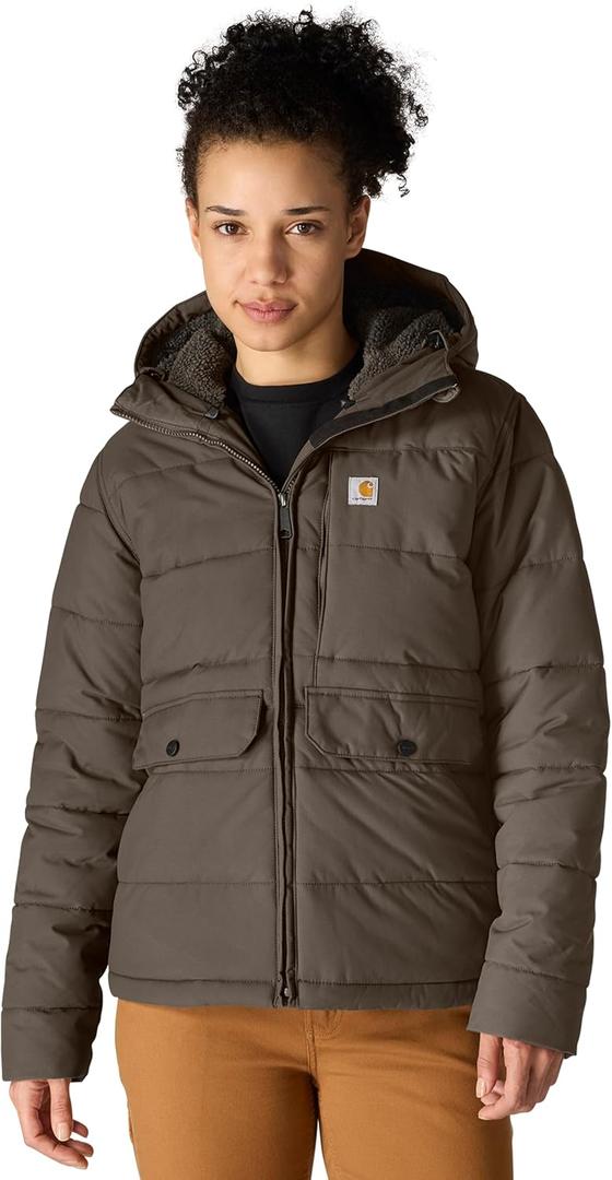 Carhartt Women's Montana Relaxed Fit Insulated Jacket (2X, Tarmac)
