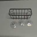 HLOOL Sponge Holder for Kitchen Sink, Kitchen Sink Sponge Holder,Sink Caddy,Dish Soap Holder Mat Silver