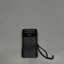 Radios Portable Am Fm, Battery Operated Radio with Headphone Jack & Back Clip, Pocket Radio with Long Range Reception for Seniors Elderly, Indoor Outdoor Camping Travel (Black)