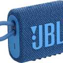 JBL Go 3 Eco: Portable Speaker with Bluetooth, Built-in Battery, Waterproof and Dustproof Feature - Blue 