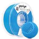 YXPOLYER Flexible PLA Food-Grade Soft PLA 92A 3D Printing Filament 1.75mm 1KG Blue for Bouncy Airless Basketball, Safe Dog Chew Toy, Interactive Pet Ball