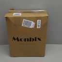 Monbix Queen Comforter Set - 7 Pieces Blue Gray Bed in a Bag Queen Bedding Sets with Comforters, All Seasons Comforter Bed Set with Sheets,Pillowcases & Shams (Queen(90"X90"))