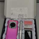 Electric Nail Drill Professional: Rechargeable Nail File with Bits for Acrylic Gel Nails, Professional Nail Drill Manicure Pedicure Polishing Shape Tools for Home Salon (Purple)