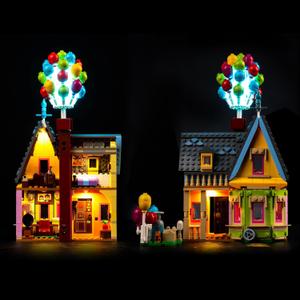 VONADO LED Light Kit Compatible with Lego Pixar Up House 43217, DIY Lighting Compatible with Lego Up House 43217 (NO Model), Creative Lights for Up Set (ONLY Lights)