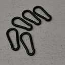 Carabiner Clip 5 Pack - Heavy Duty Snap Hooks - Large Carabeaner Clips - Perfect for Gym, Keys, Fishing, Camping